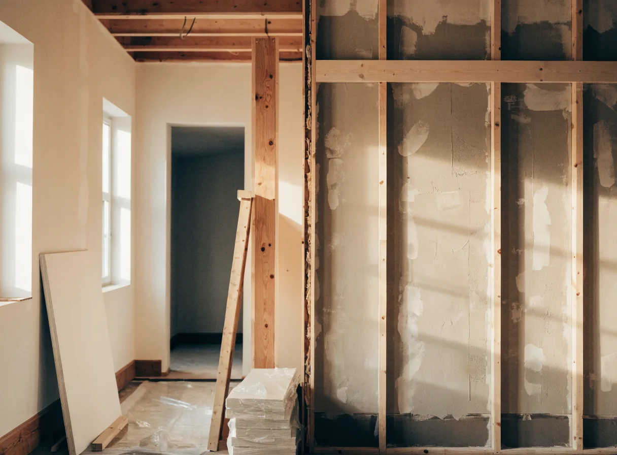 Remodelación interior en obra